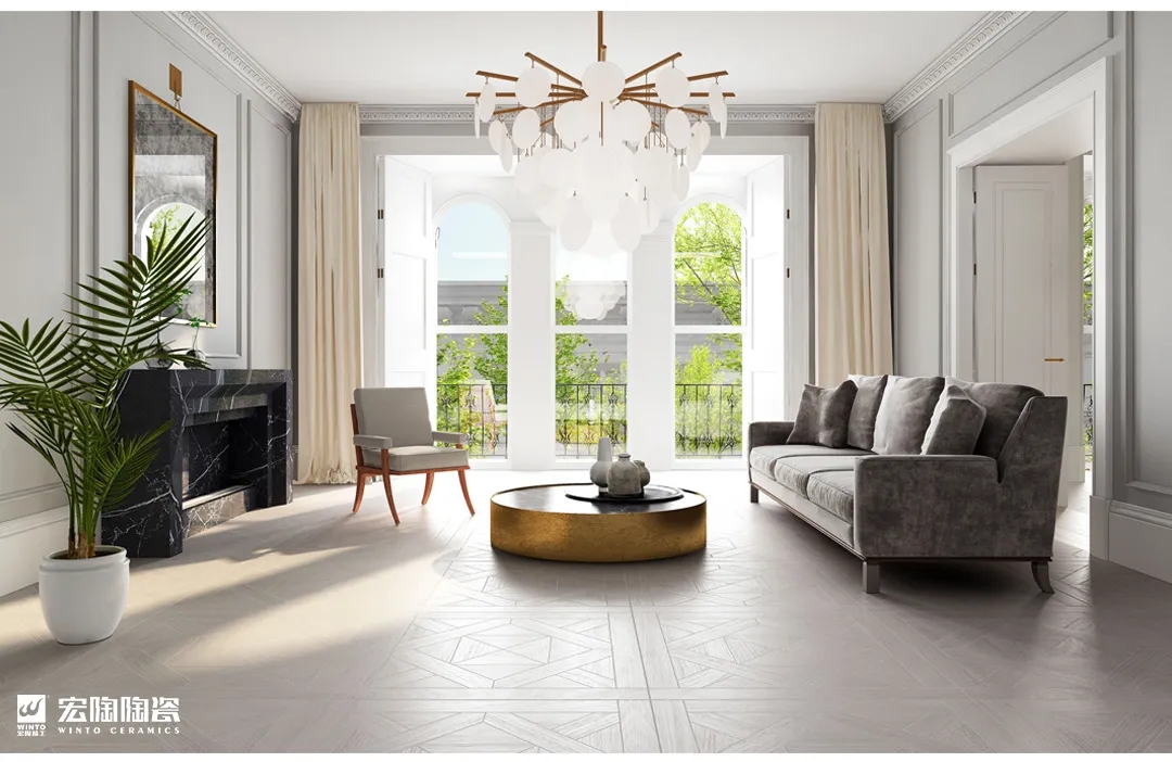 9001cc金沙以诚为本TCB1220010雪松木地砖装修效果图