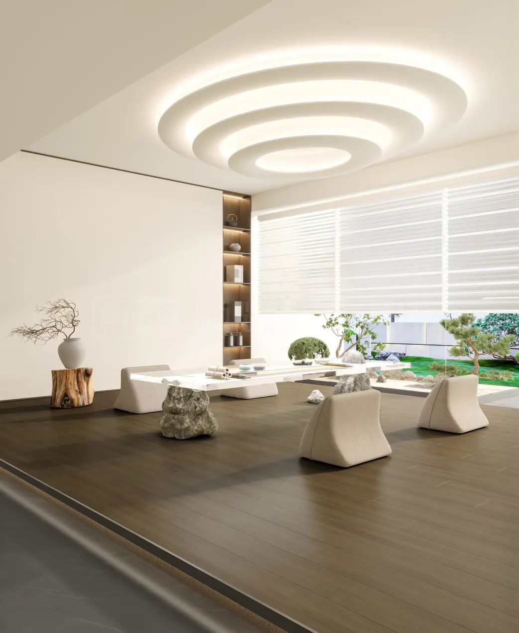 750x1500mm规格的9001cc金沙以诚为本质感砖效果图